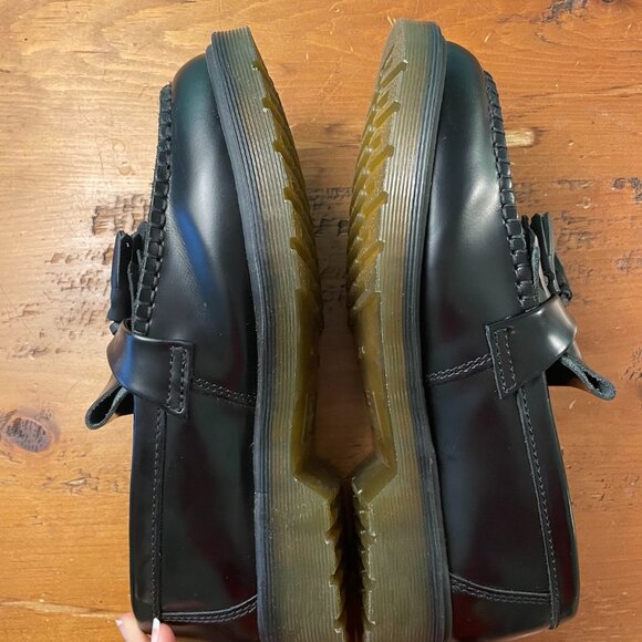 Dr. Martens Adrian Smooth Leather Tassel Loafer - Black - Size 8 / EU 39 - Picture 3 of 7